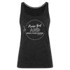 Women’s Praise God Tank - charcoal grey