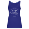 Women’s Praise God Tank - royal blue