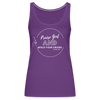 Women’s Praise God Tank - purple