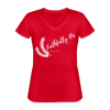 Women's Faithful V-Neck - red