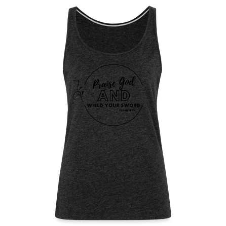 Women's "Praise God " Christian Tank Top - white