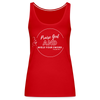 Women’s Praise God Tank - red