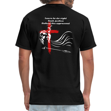 Defender of the oppressed. Spartan edition - black